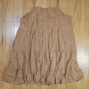 Old Navy Warm Beige Tank Dress Tunic